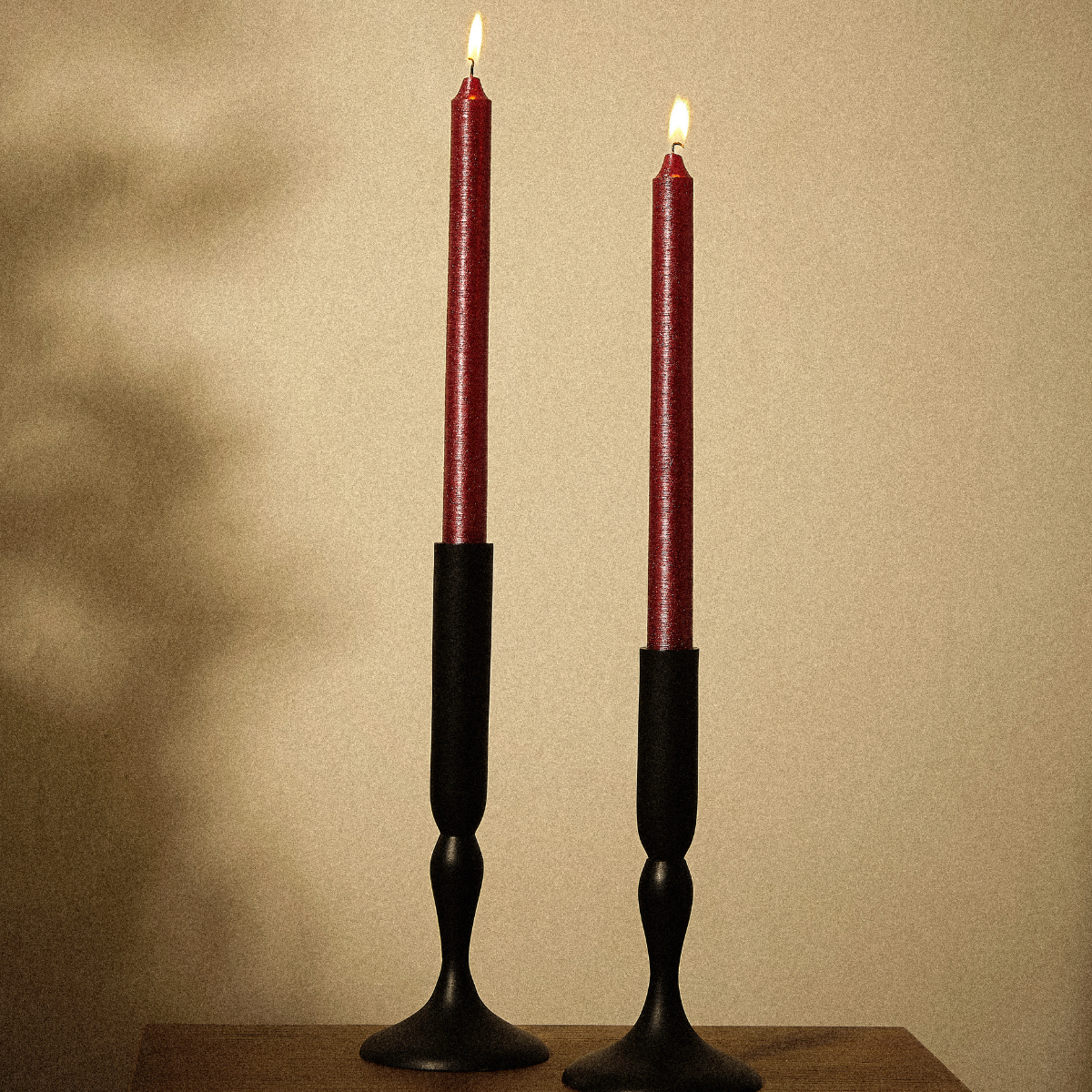 6 velas para candelabro STRIPES