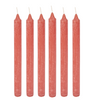 6 Candele per Portacandele RUSTICO
