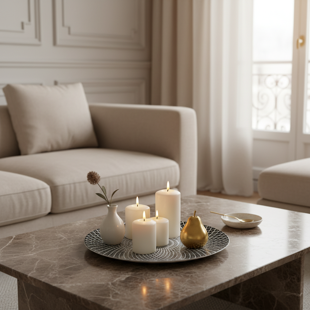 Plat décoratif Rosace