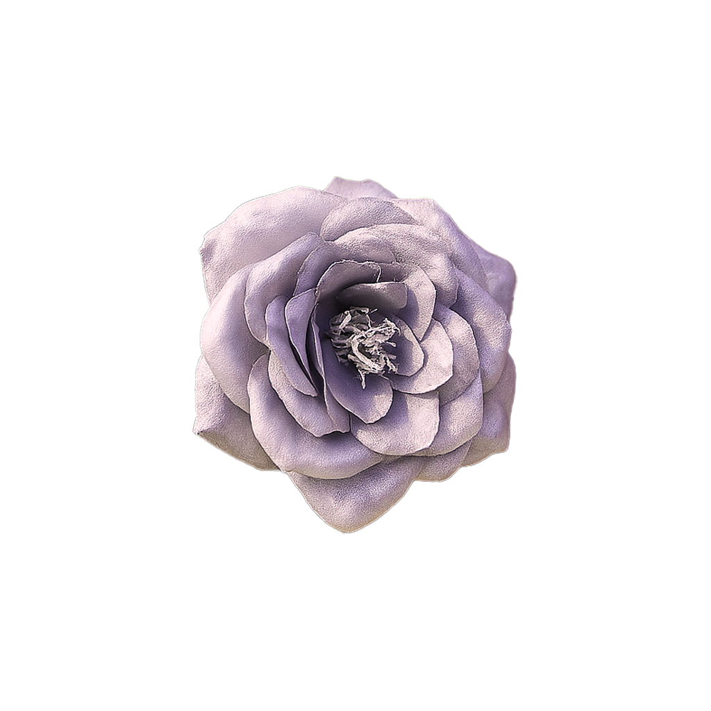 Ronds de Serviette Roses effet métallique