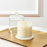 Golden decorative plateau