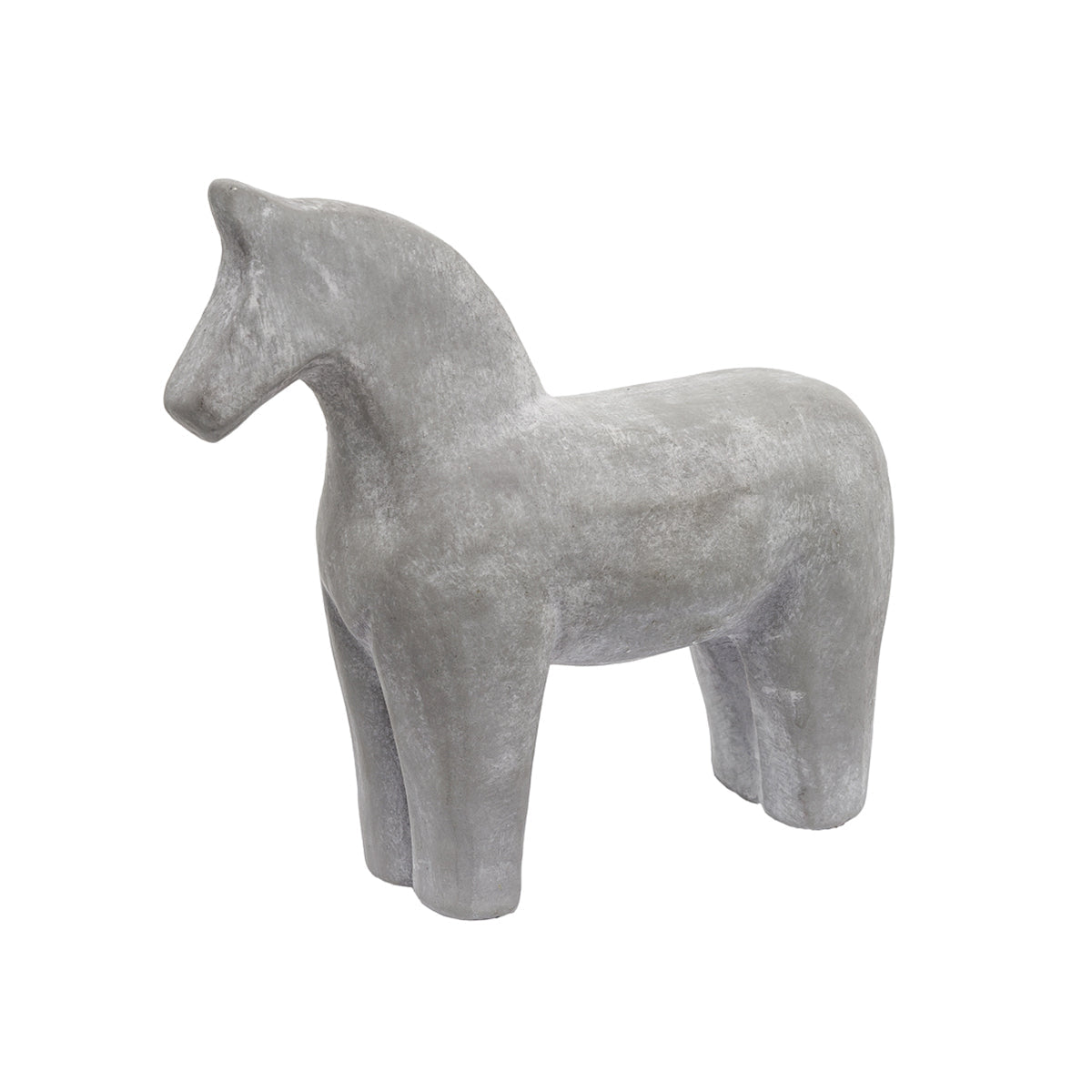 Estatua de un caballo en gres porcelana H20