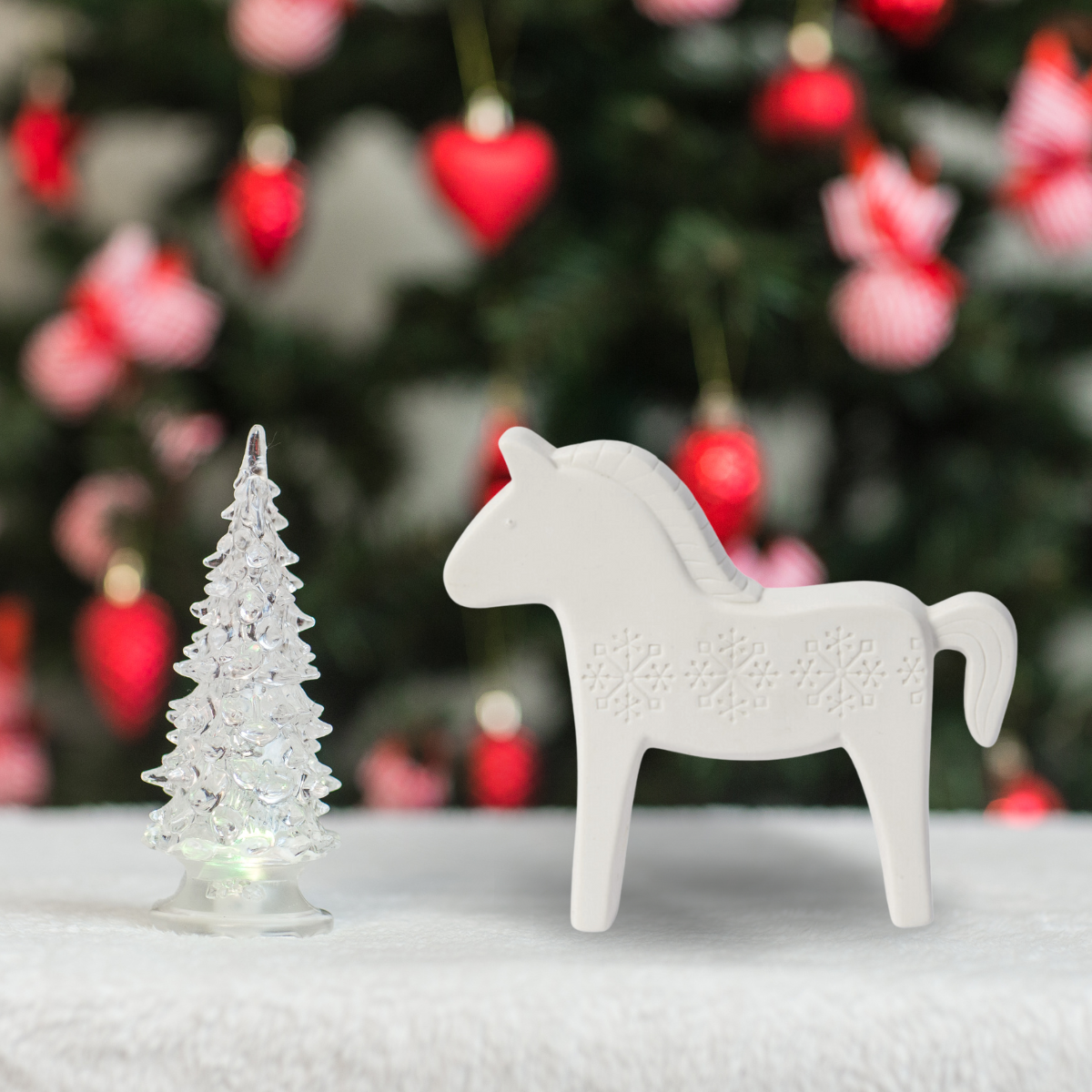 Cavallo decorativo di Natale