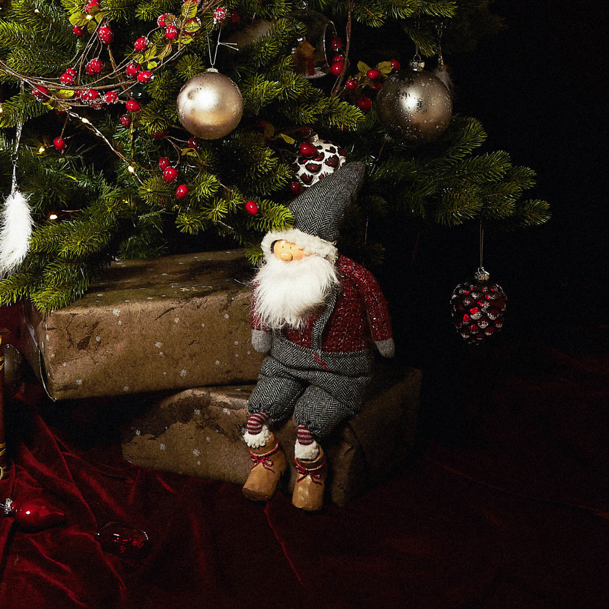 Figurine Grand Père Noël Olaf Debout – Sia Deco