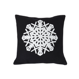 Housse de Coussin de Noël Flocon