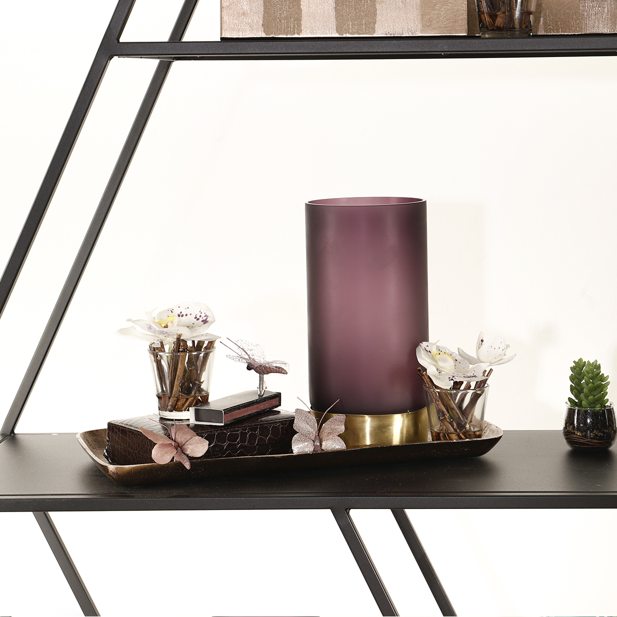 Vaso in vetro RING H21