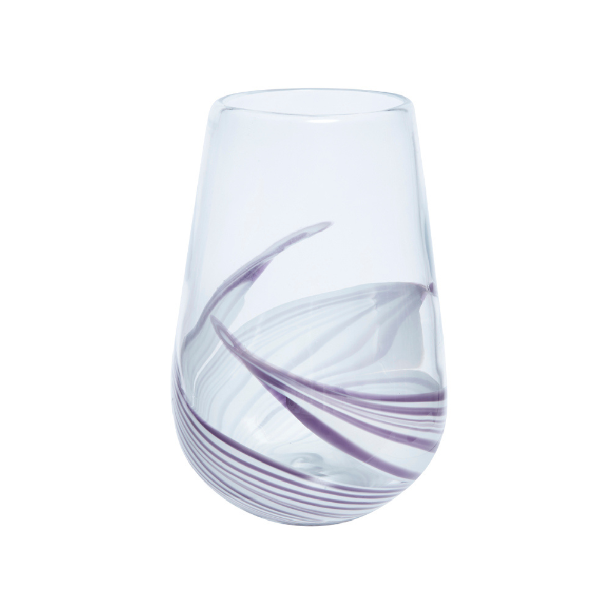 Vaso in vetro ALMOND H28
