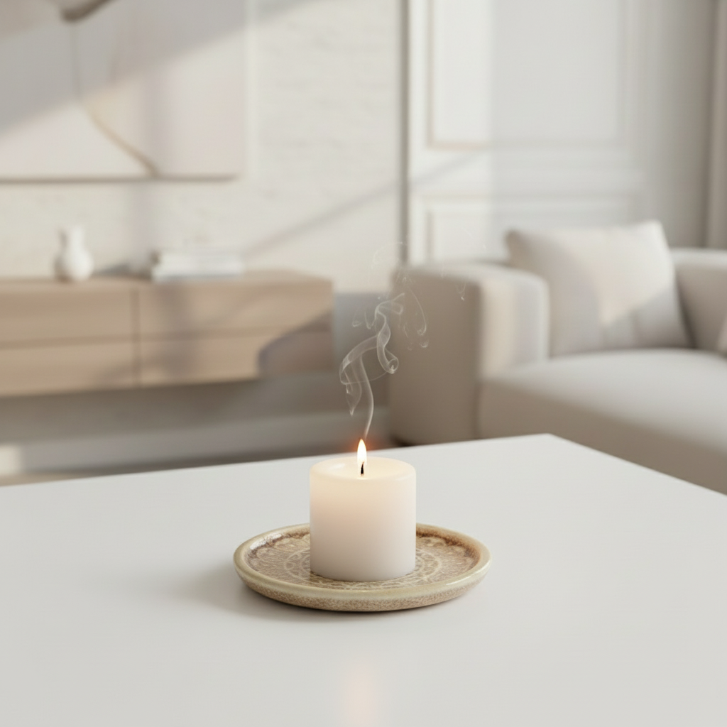 Porte-Bougies Soucoupes Doily