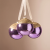 Boule de Noël Bicolore Violet