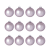 Boule de Noël Pailletée et Mat Petit Format Set de 12