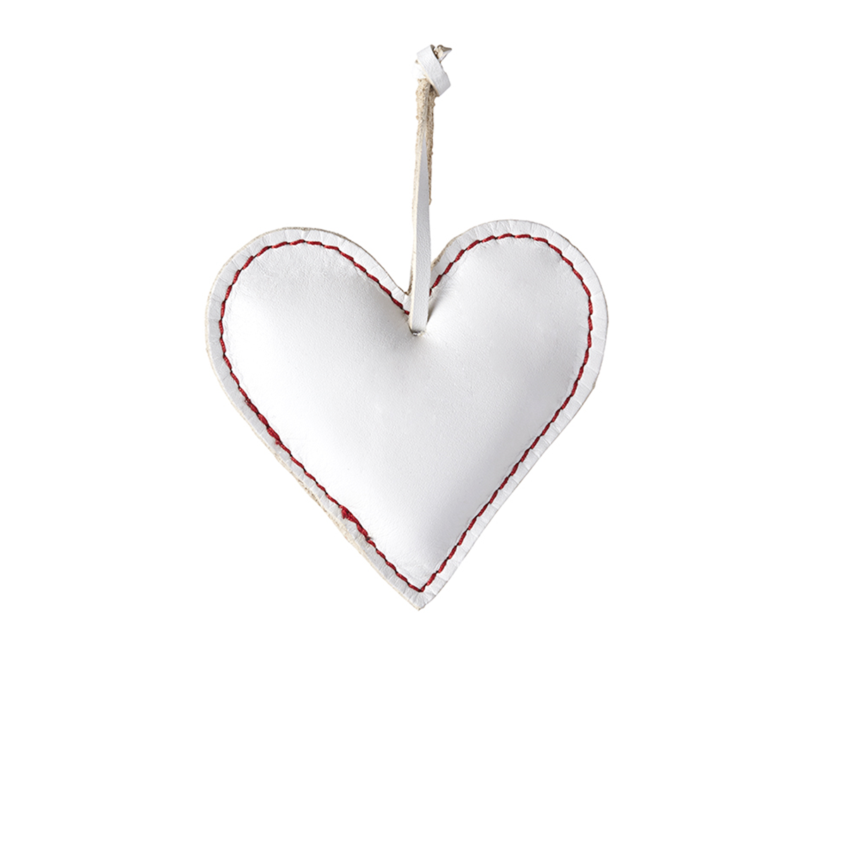 Colgante corazón de cuero