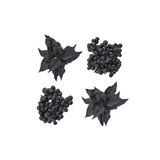 Clip Bacche e Stella di Natale NOEL