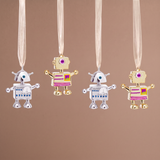 Suspensions de Noël Pop Robots doré