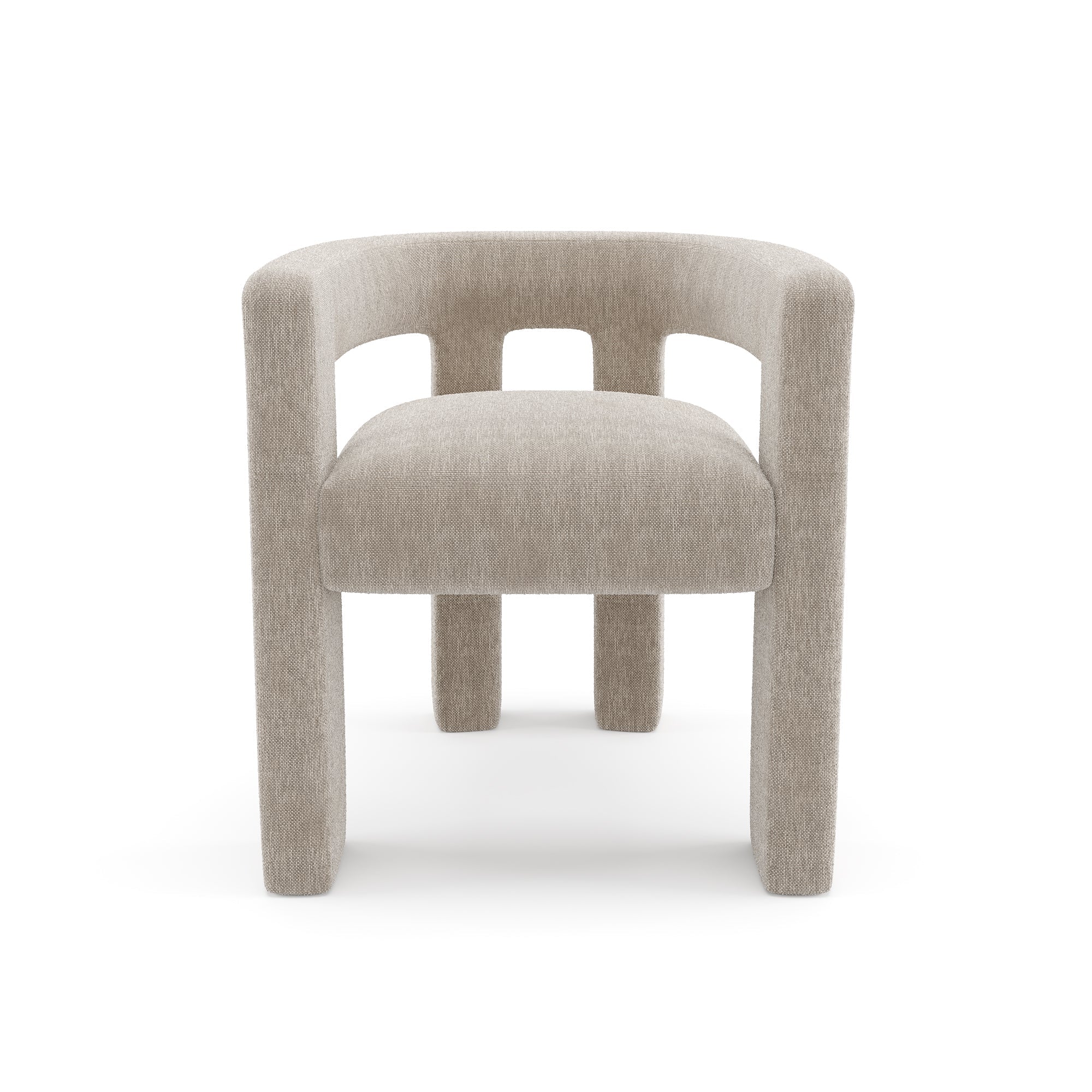 Fauteuil CELIA tissu tramé