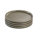 Service 4 dessert plates Greeny