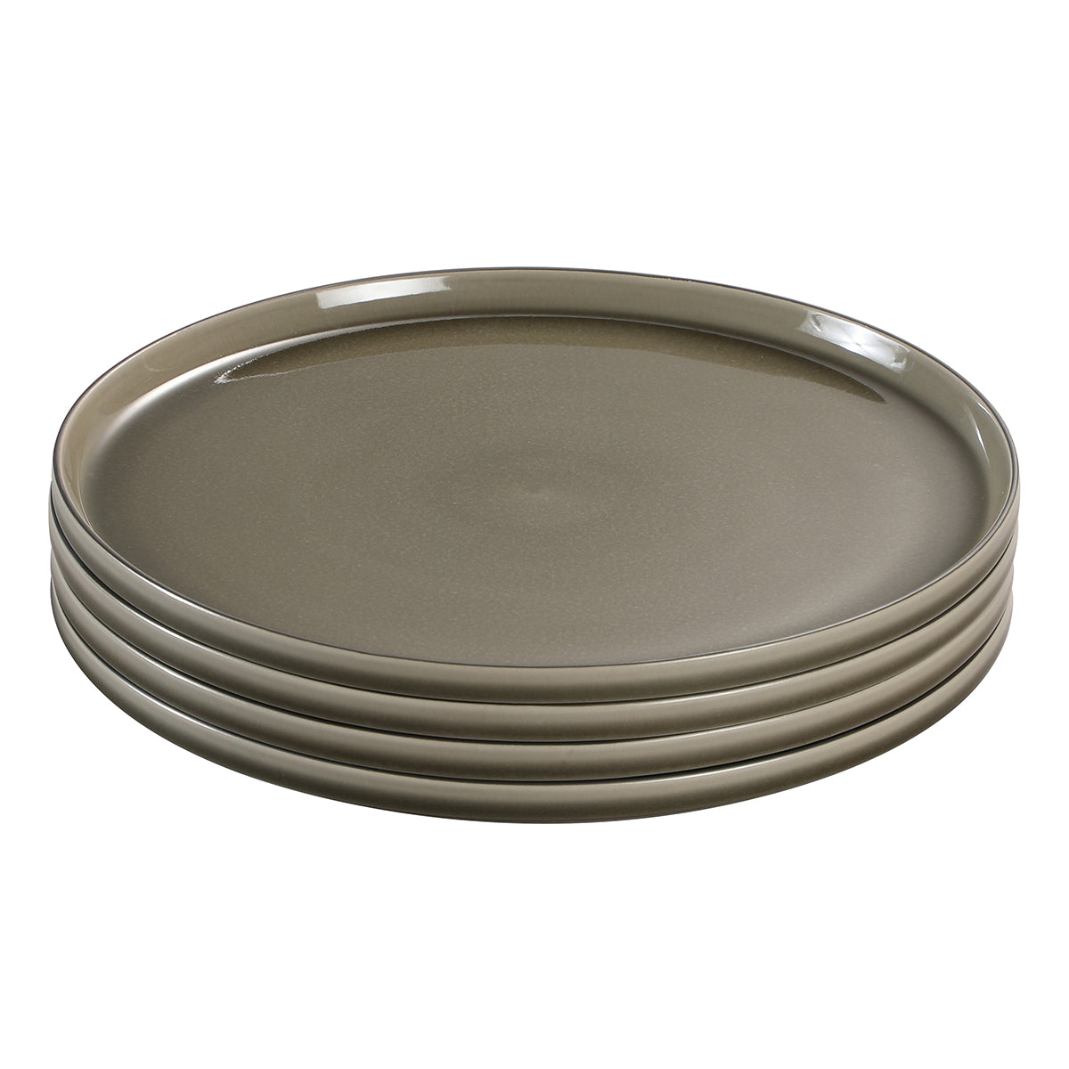 Service 4 assiettes plates Greeny