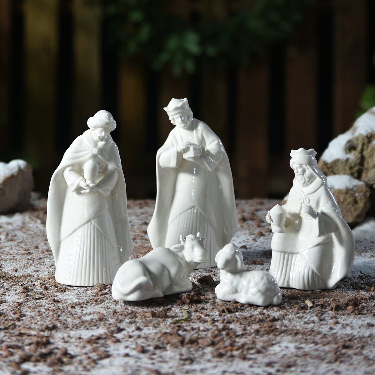 Crèche de Noël en porcelaine Molly