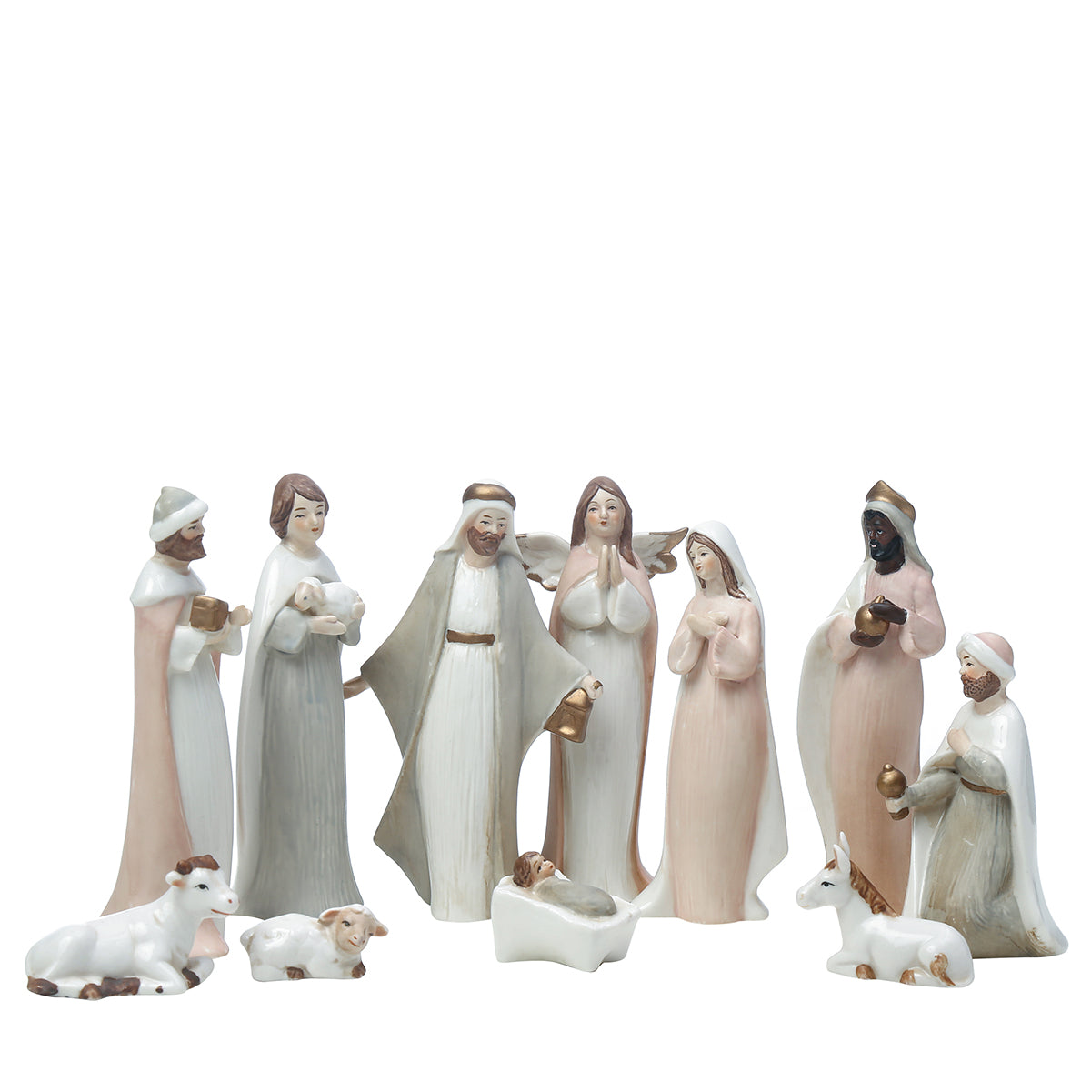 Crèche de Noël en porcelaine Rosa