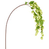 tige tombante de houblon blanc feuillage artificiel haut de gamme réaliste