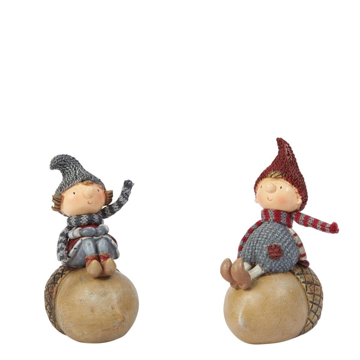 Figurine di Natale Bambini su Olaf nocciola