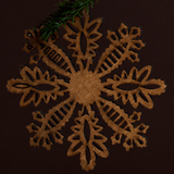 Lámpara colgante navideña Natura copo de nieve