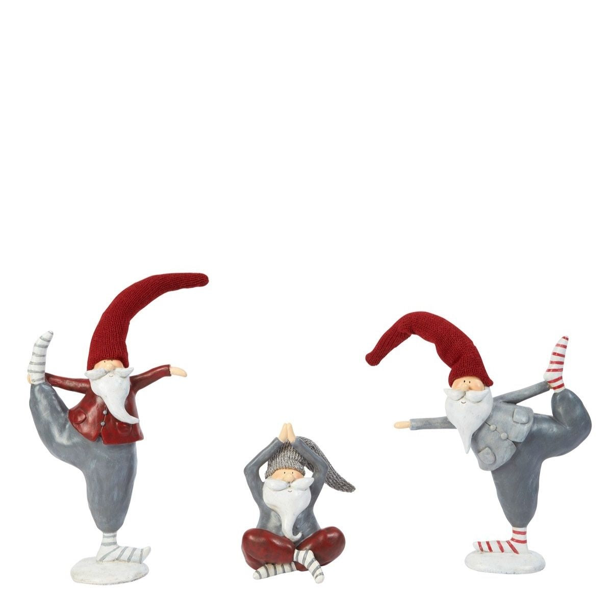 Statuette di Babbo Natale Yoga