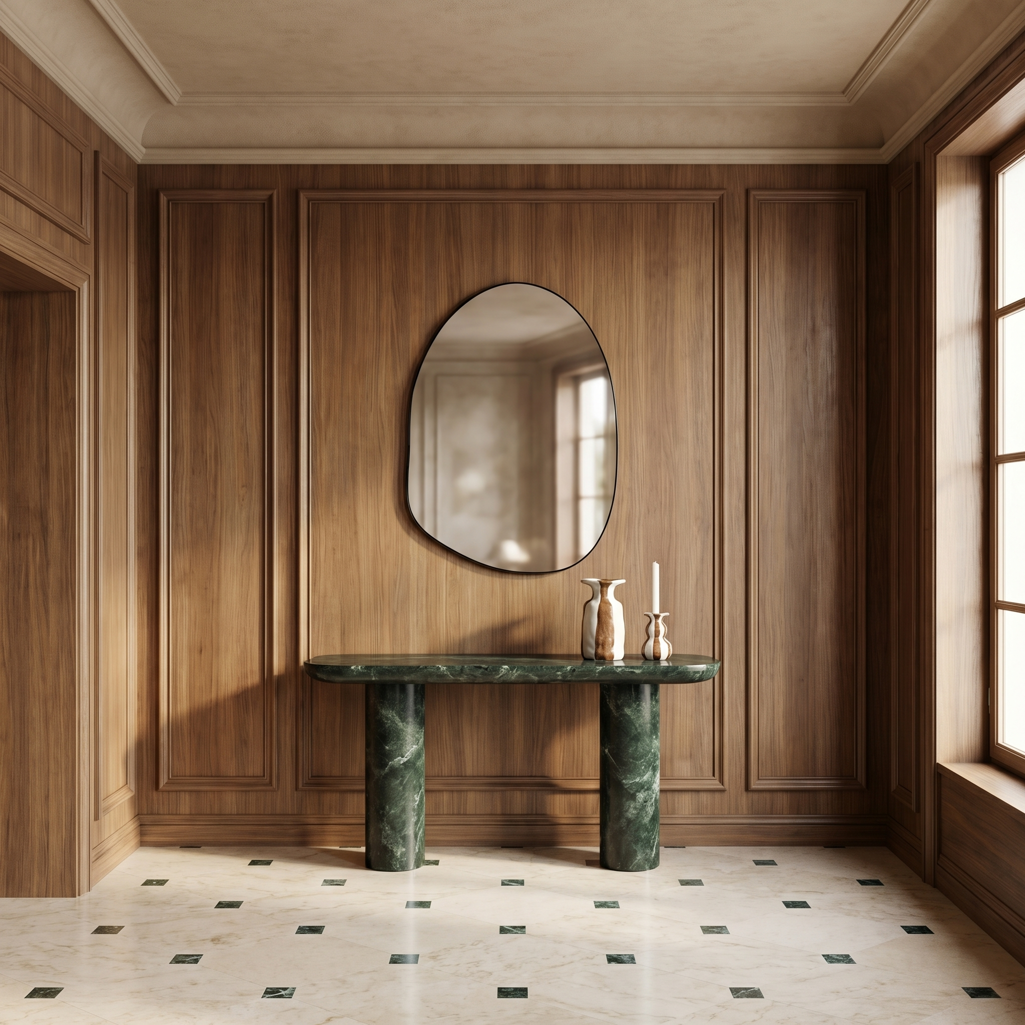 Espejo orgánico 70x50cm