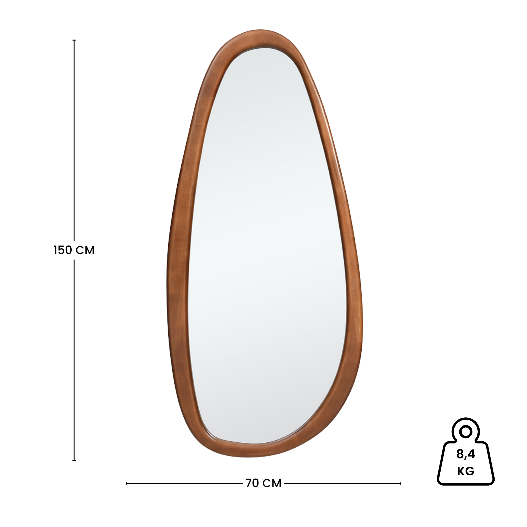 Miroir Organique 150x70cm