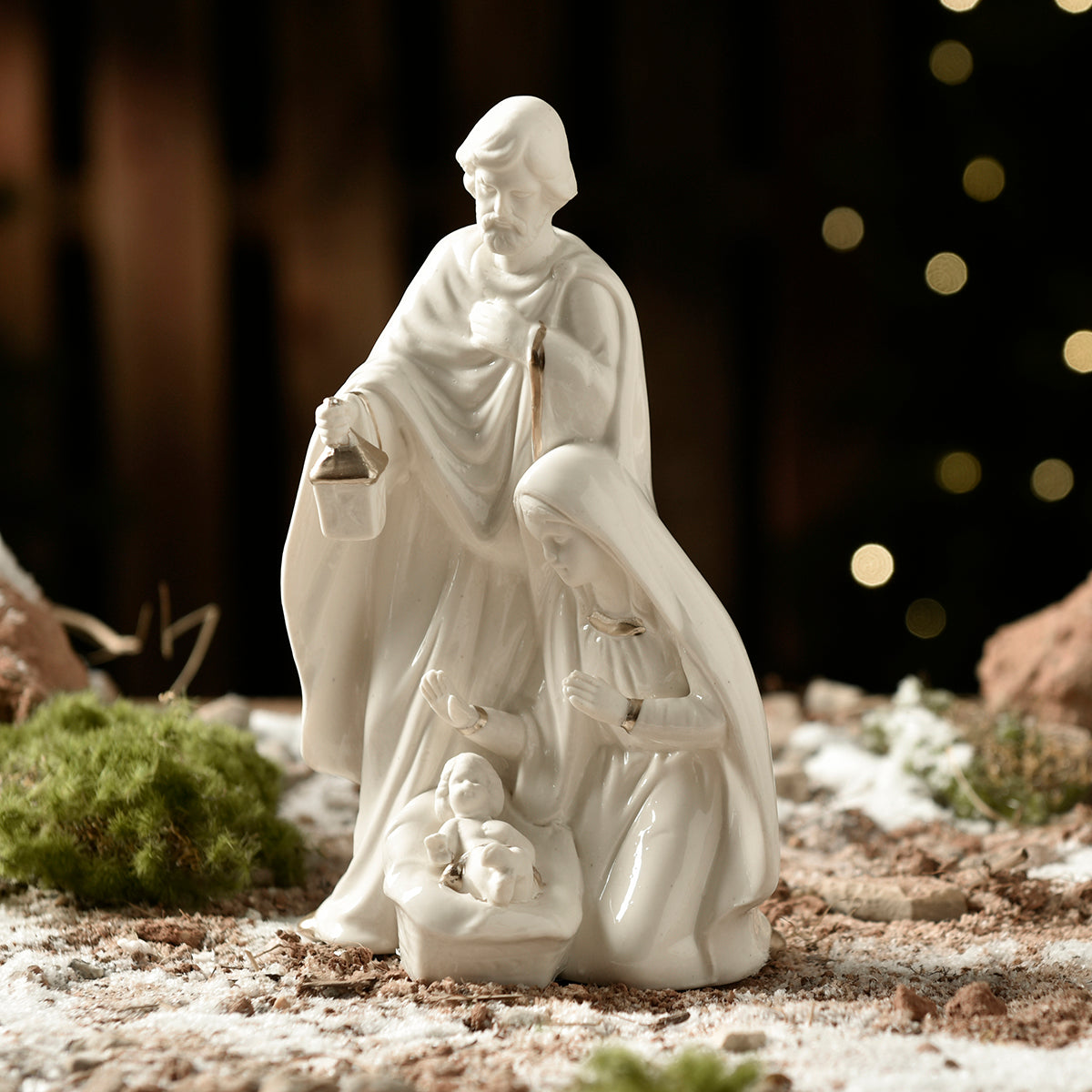 Crèche de Noël en porcelaine Elisabeth