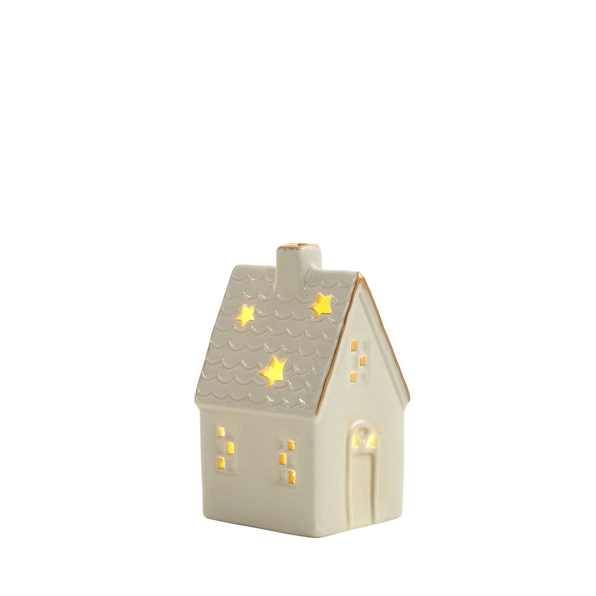 Grande statuetta di chalet di Natale
