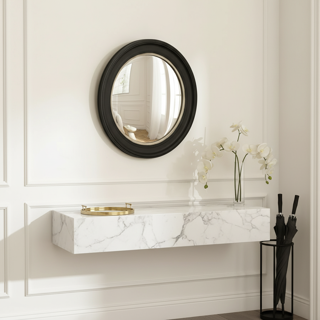 Miroir rond convexe Eclipse 66 cm