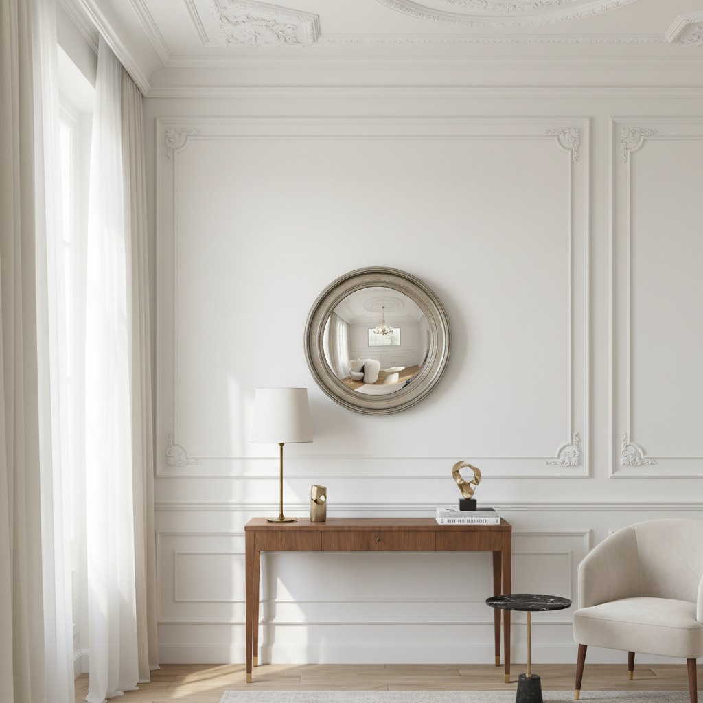 Miroir rond convexe Orbe 66 cm