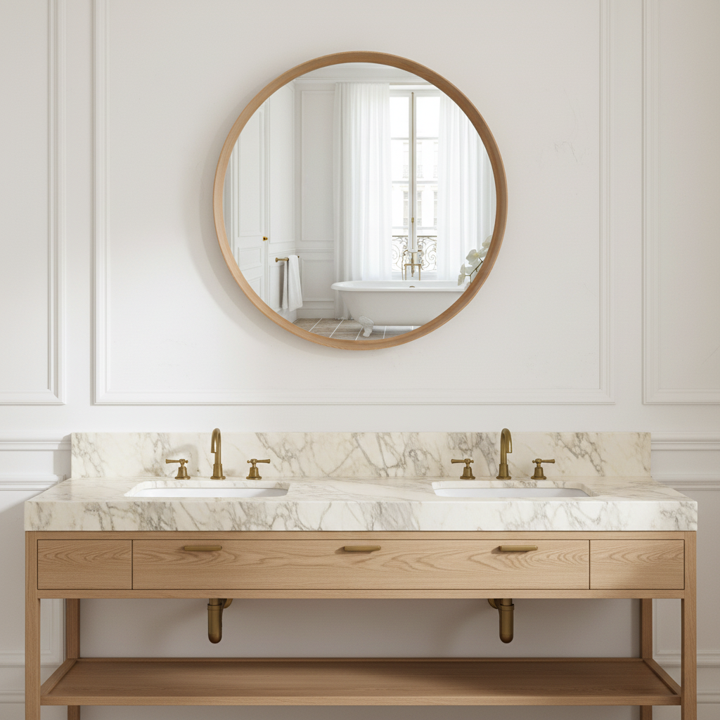Miroir rond Lio 80 cm