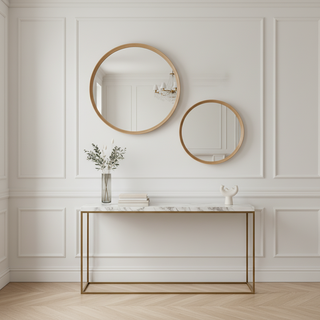 Miroir rond Lio 80 cm