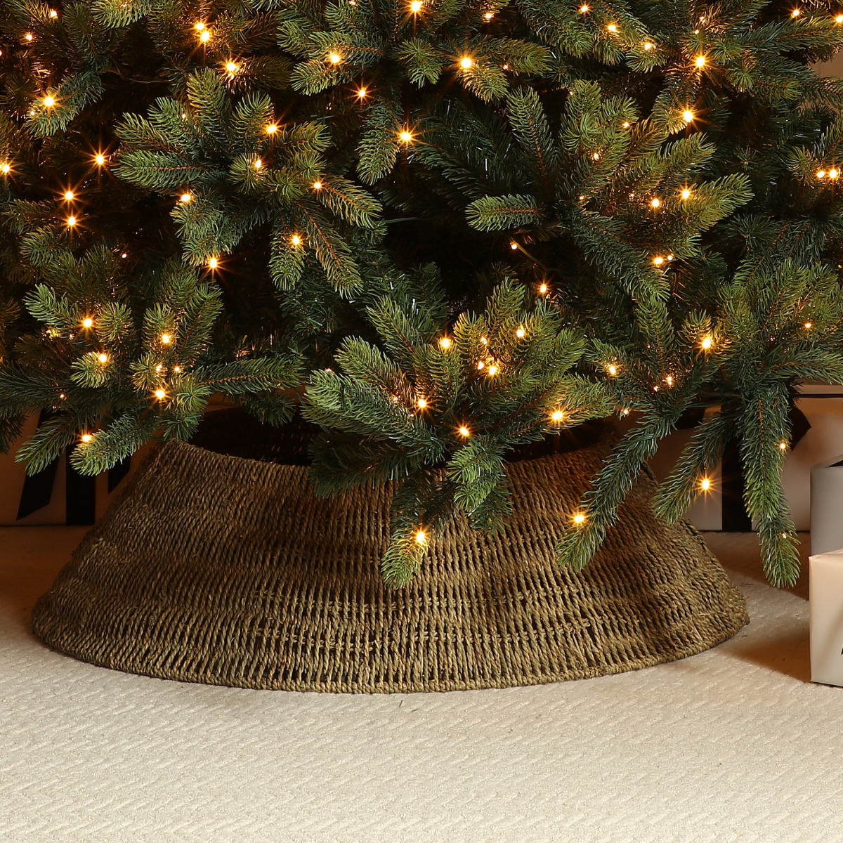 Cache-pied de sapin de Noël 90 cm