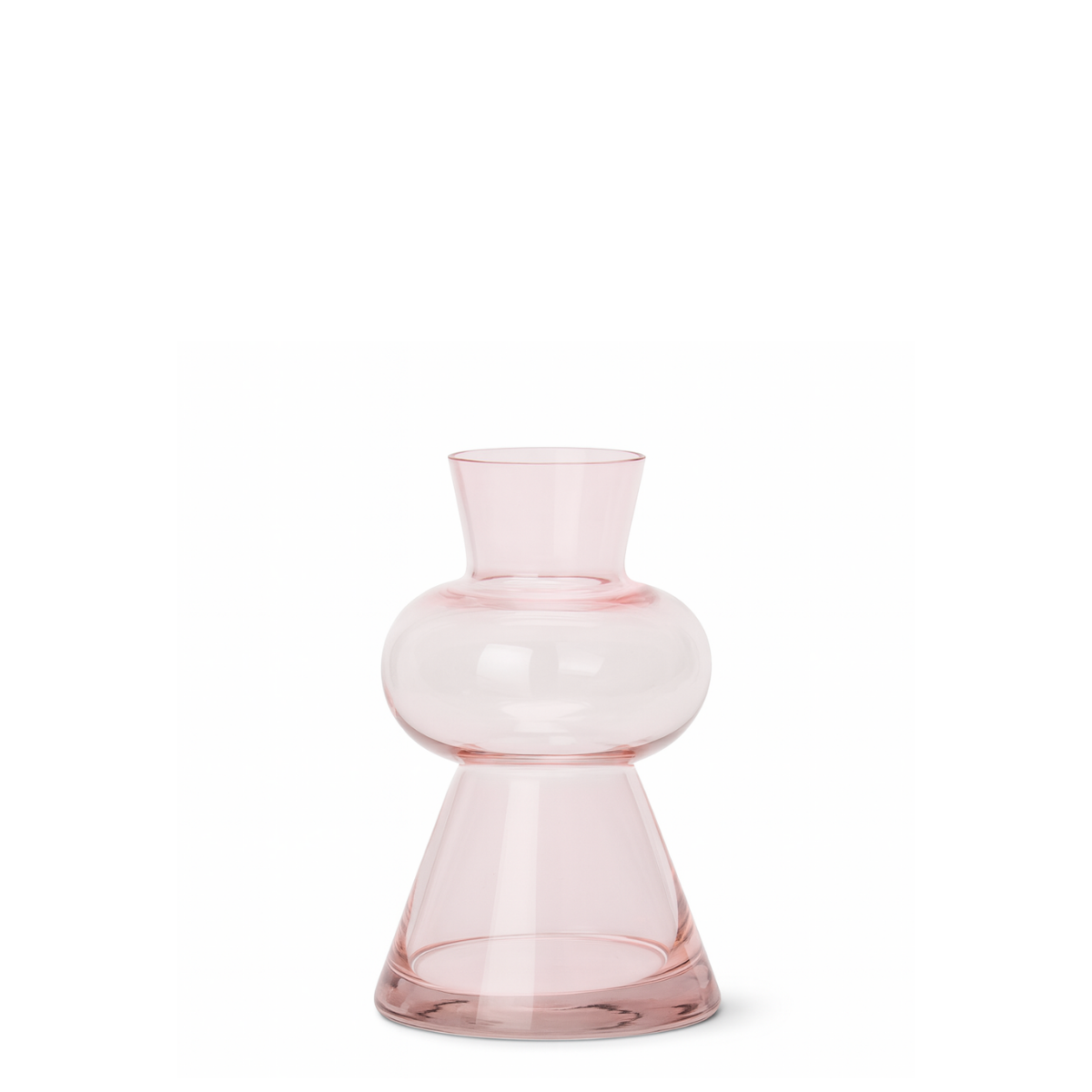 Jarrón de cristal burbuja 23 cm