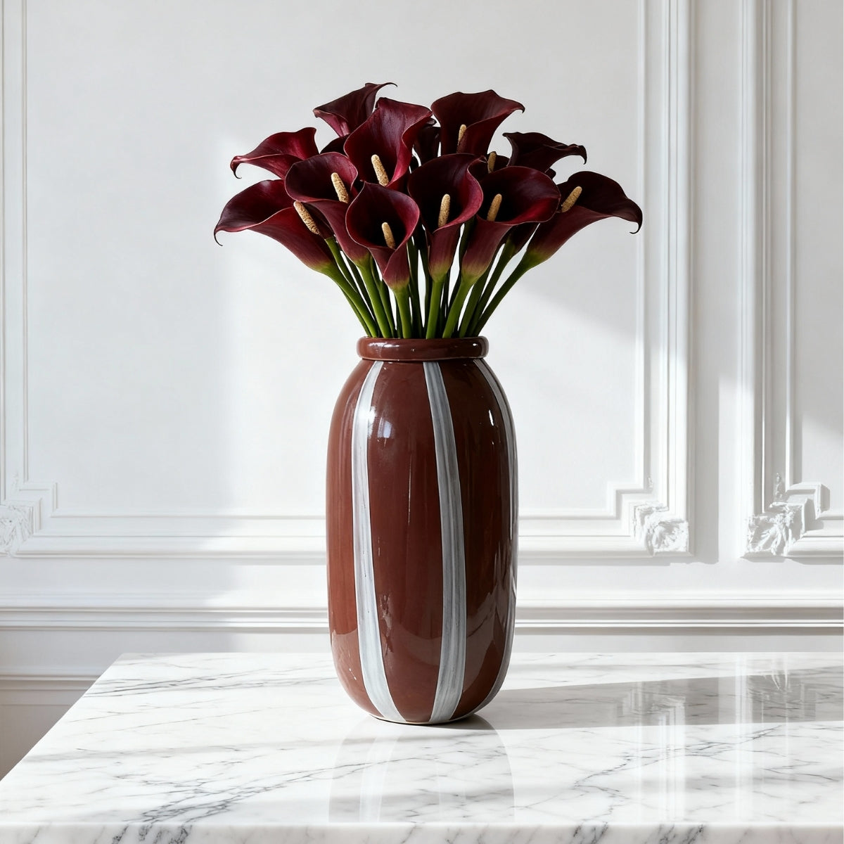 Jarrón de cristal Lattea de 33 cm