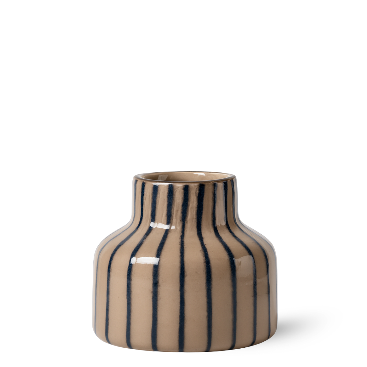 Jarrón de cristal Strio 18 cm