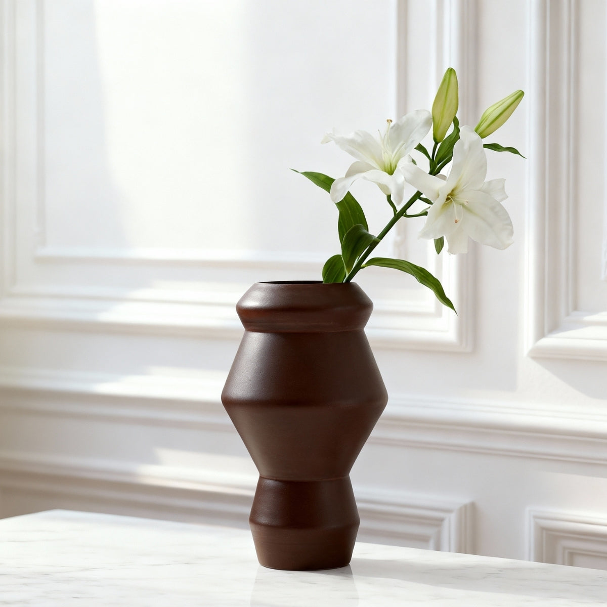 Jarrón de cristal Totem 30 cm