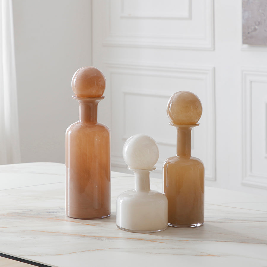 Jarrón de cristal desnudo 23 cm