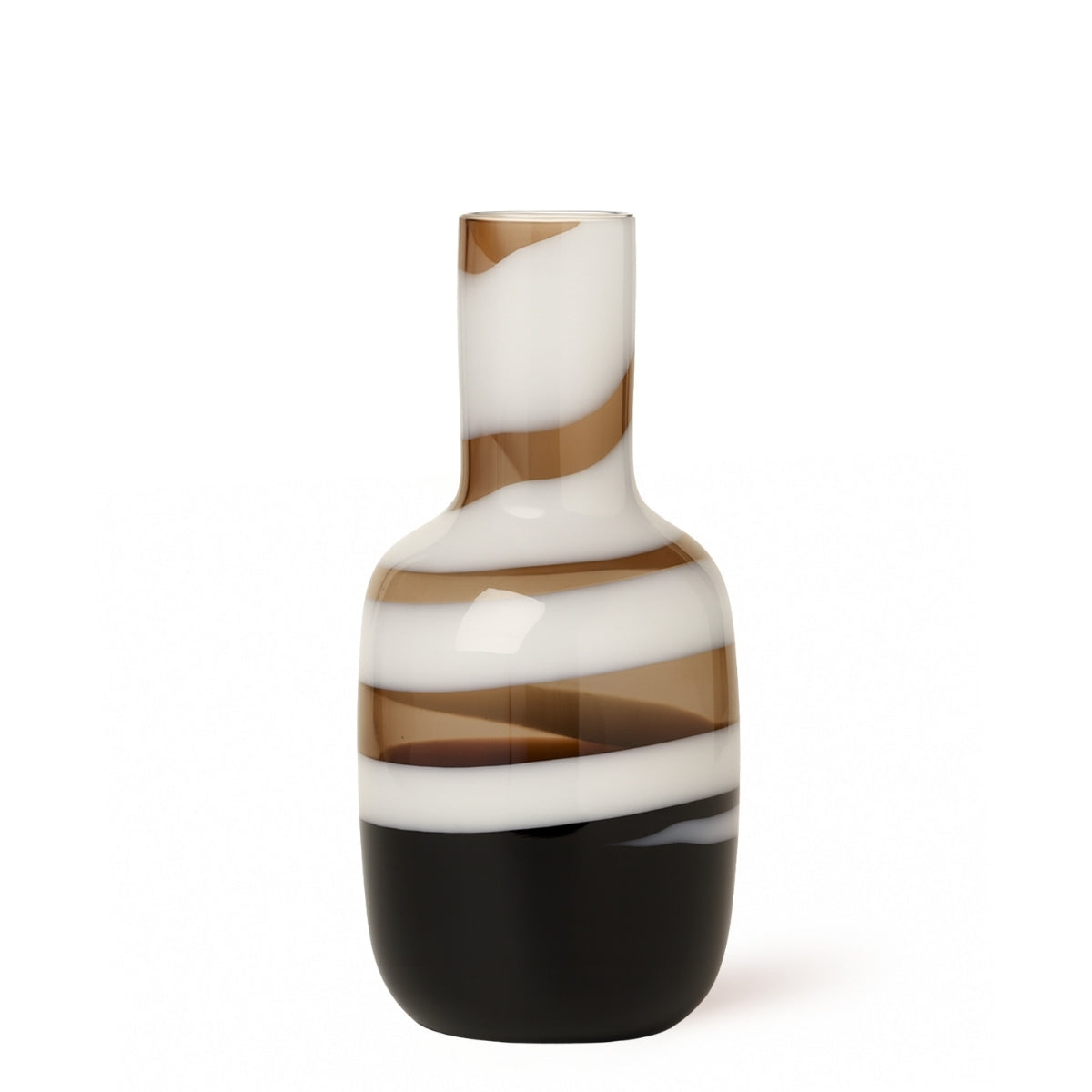 Jarrón de cristal espiral 40 cm