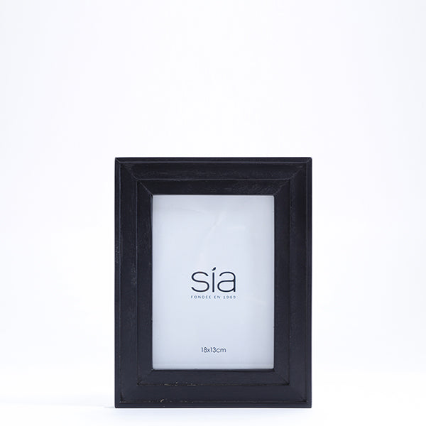 Cadre Photo Haiku en pin noir 13x18