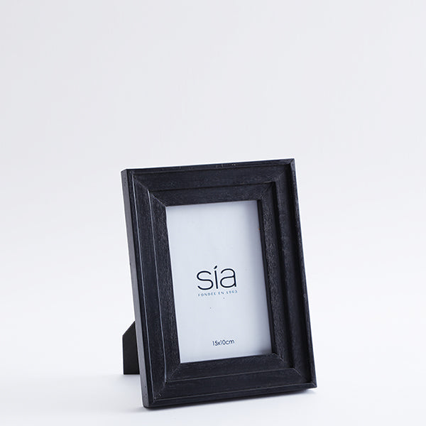 Cadre Photo Haiku en pin noir 10x15