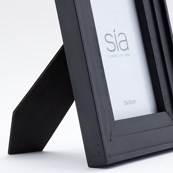 Cadre Photo Haiku en pin noir 10x15