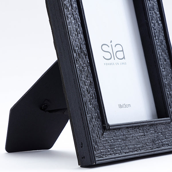 Cadre Photo Canopy en pin noir 13x18