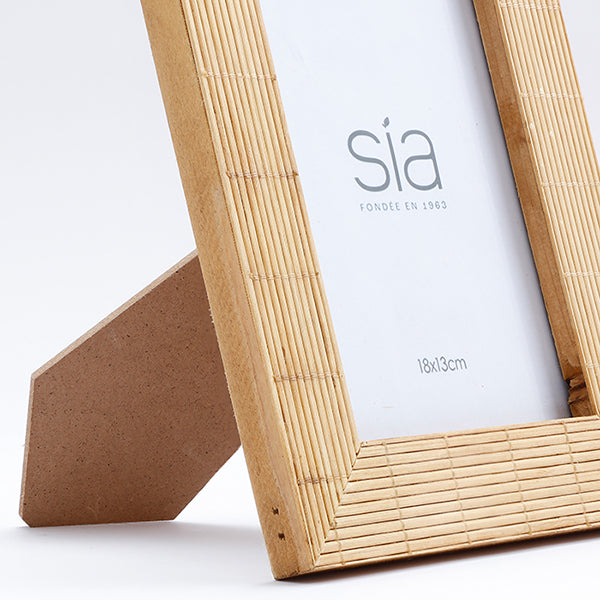 Cadre Photo Bali en bambou 13x18