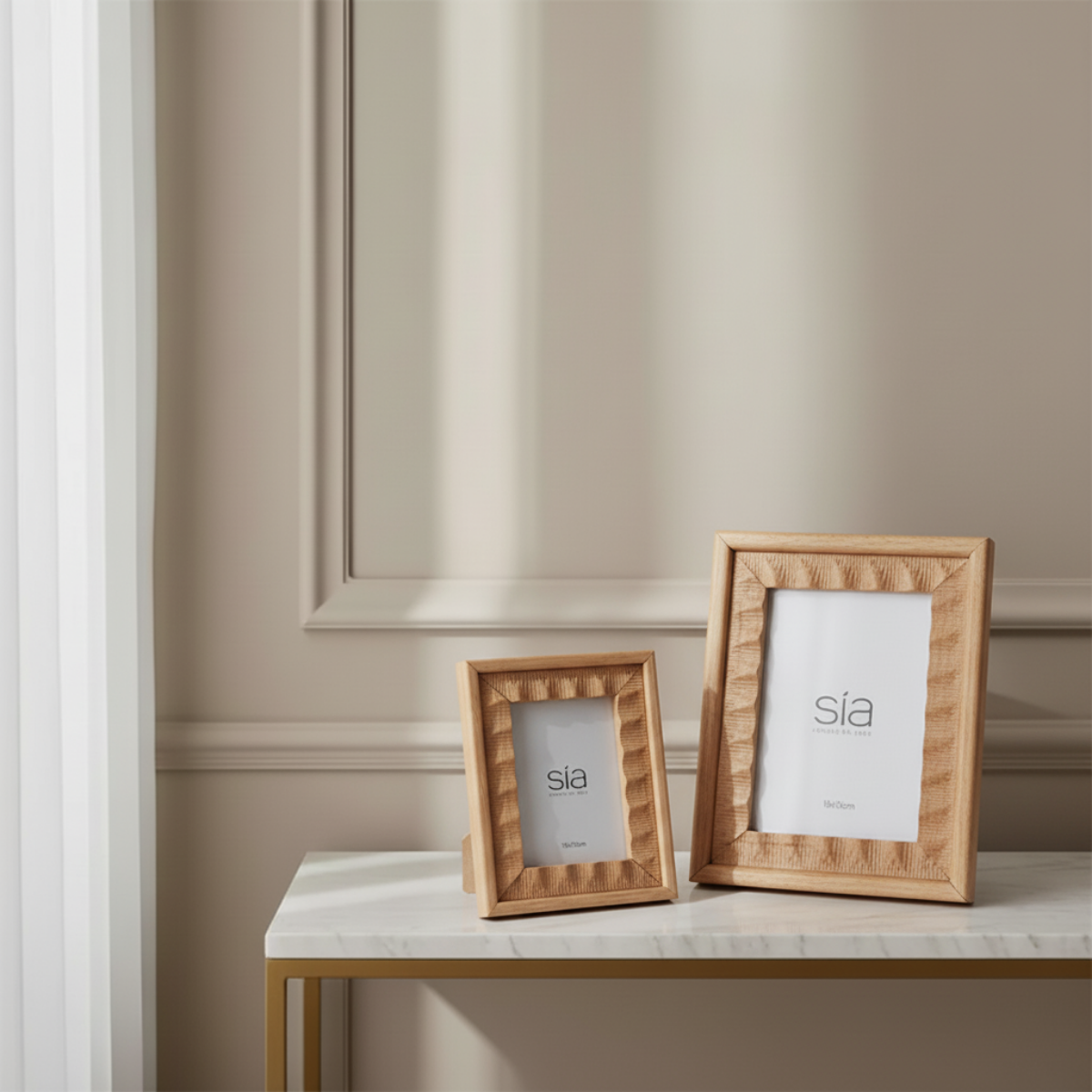 Woven Acacia Photo Frame 13x18