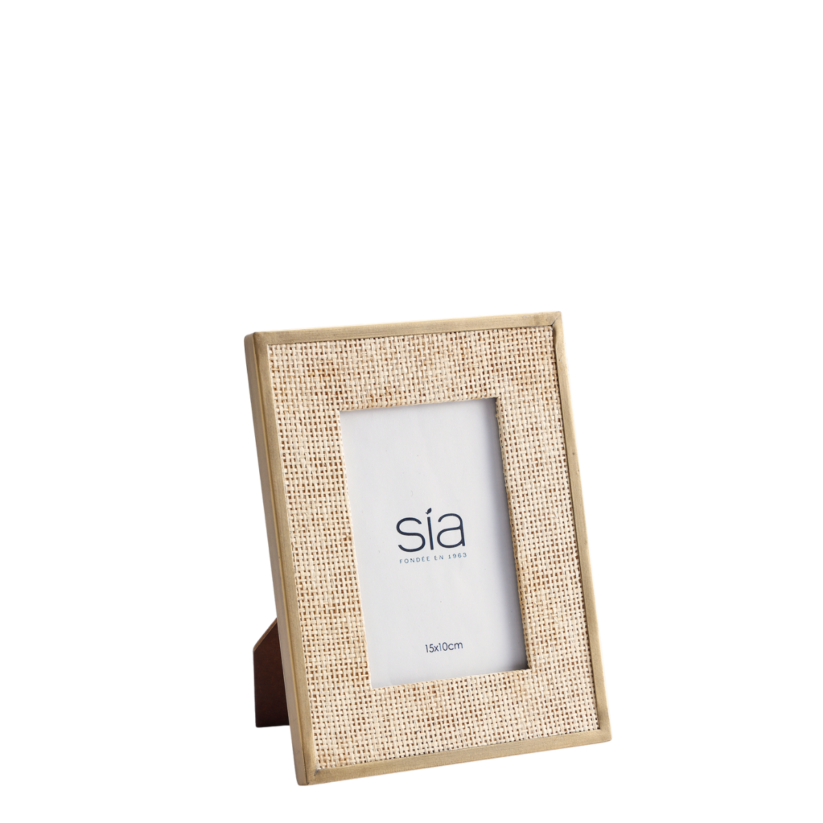 Loft Photo Frame in rattan and metal 10x15