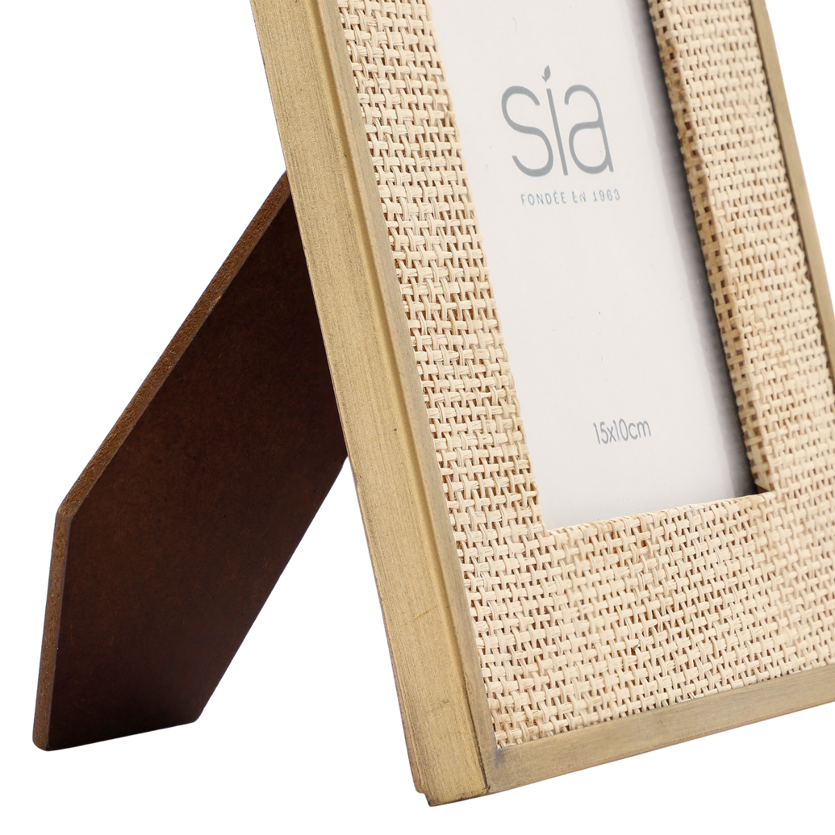 Loft Photo Frame in rattan and metal 10x15