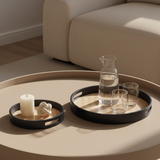 Bandejas decorativas redondas Zenko